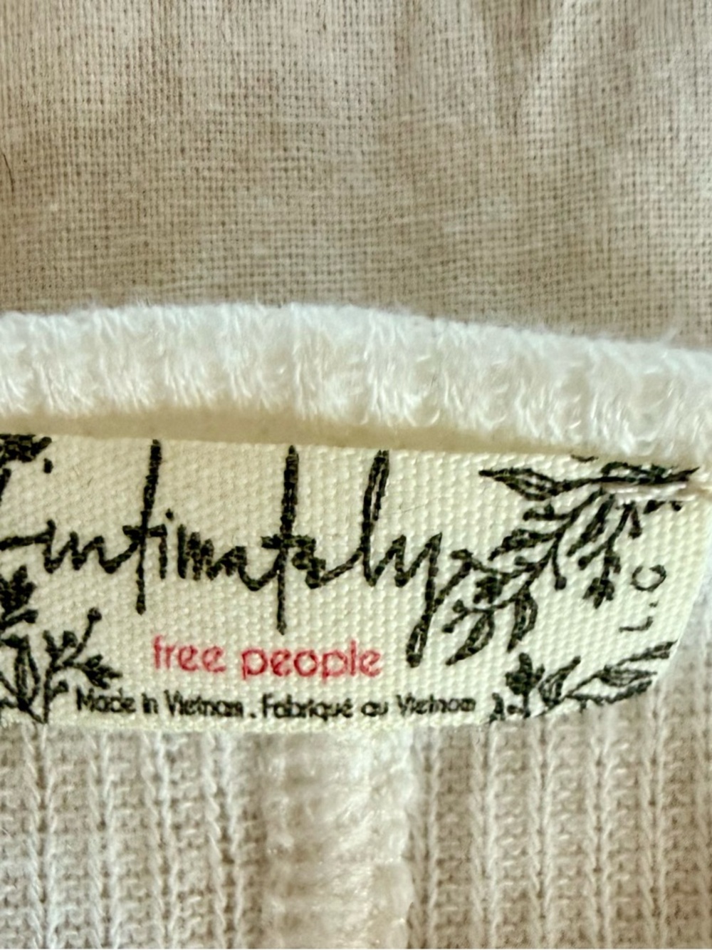 FP Intimately Rib Cardigan, Size Large - Picture 5 of 5